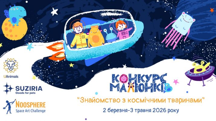 Всеукраїнський конкурс дитячих малюнків Noosphere Space Art Challenge (2026)